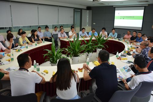 在金日铝业有限公司交流座谈会