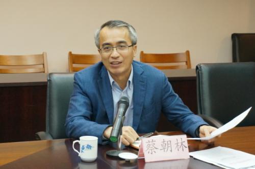 广州市政府副市长蔡朝林对侨联工作给予指导