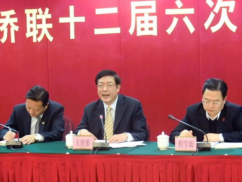 王世彤常委讲话