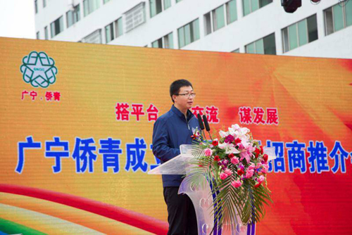 副县长段杰鑫在开幕式上讲话