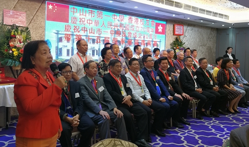 阮瑜珍会长致辞。