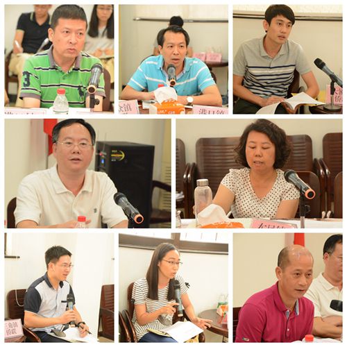 镇区侨联代表发言。