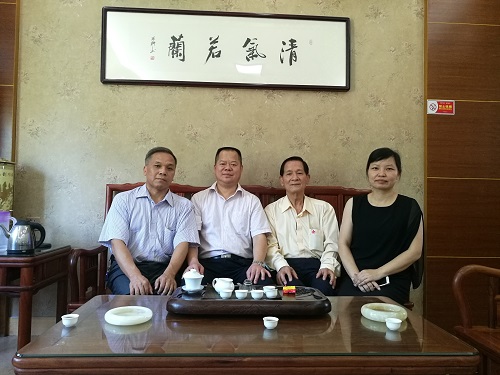 左起：1袁奕江，2陈妙龙，3郑炳山，4蔡础灵