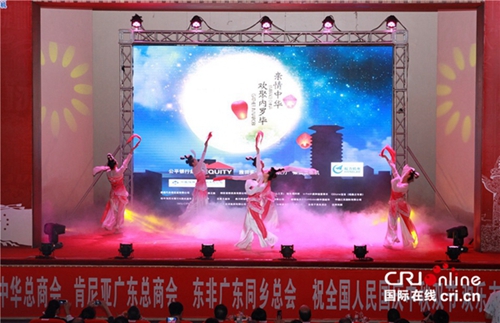广州侨联“亲情中华”艺术团在肯尼亚表演现场